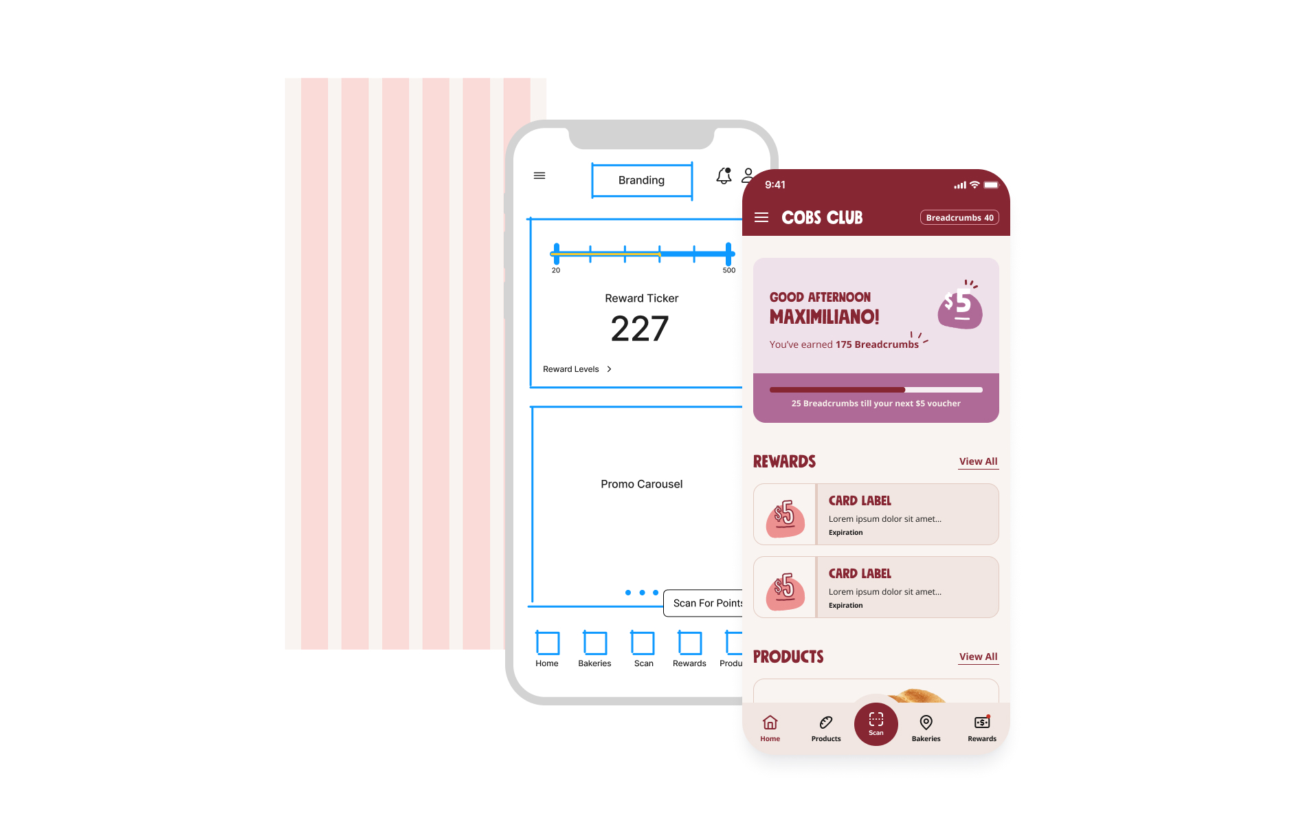 COBS Bread & Bakers Delight — dual-brand design system